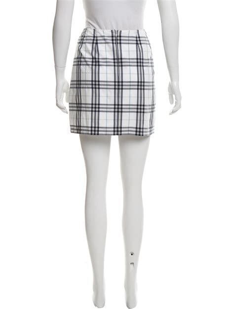 burberry iconic nova tied ruffled mini skirt|Burberry her men's clothing.